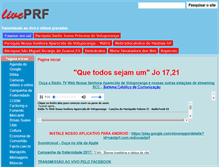 Tablet Screenshot of liveprf.com